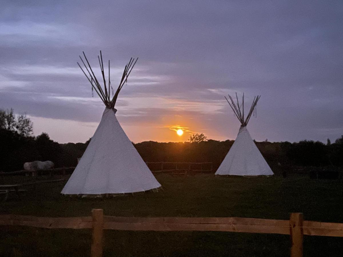Terra-Tipike, Tipi A La Ferme Entre Terre Et Mer Trebry Exterior photo